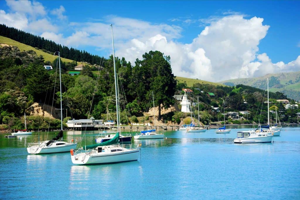 Christchurch-Akaroa-Hafen