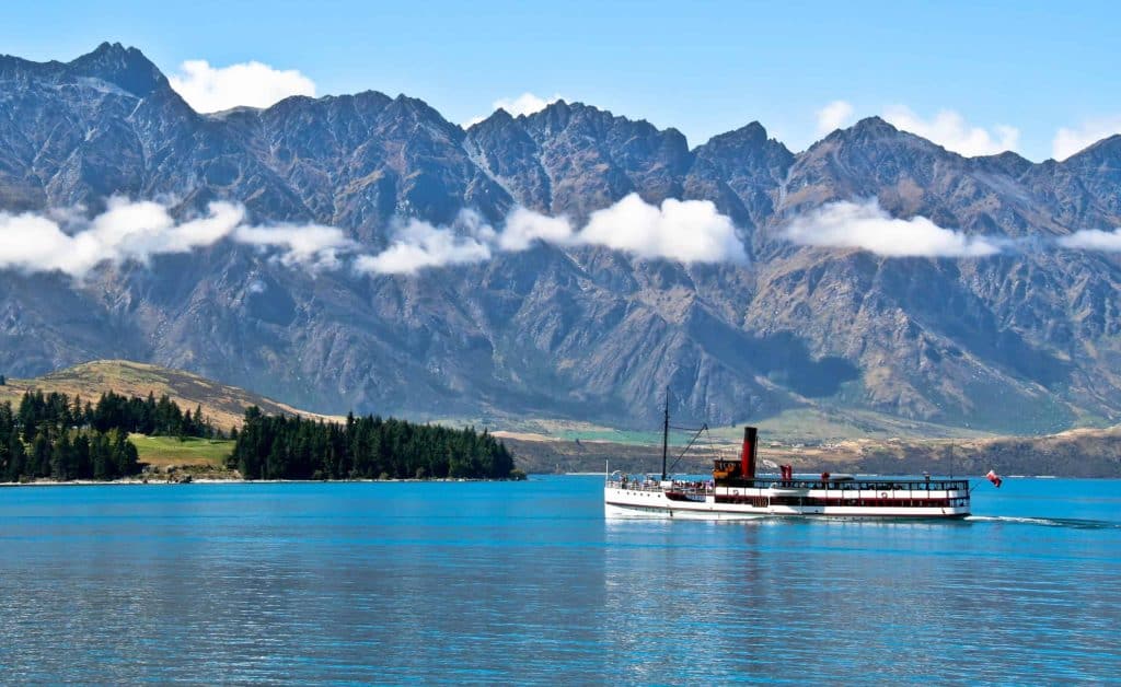 Queenstown-Dampfschiff