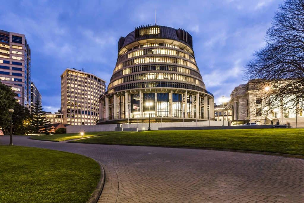 Wellington-Parliament-Beehive
