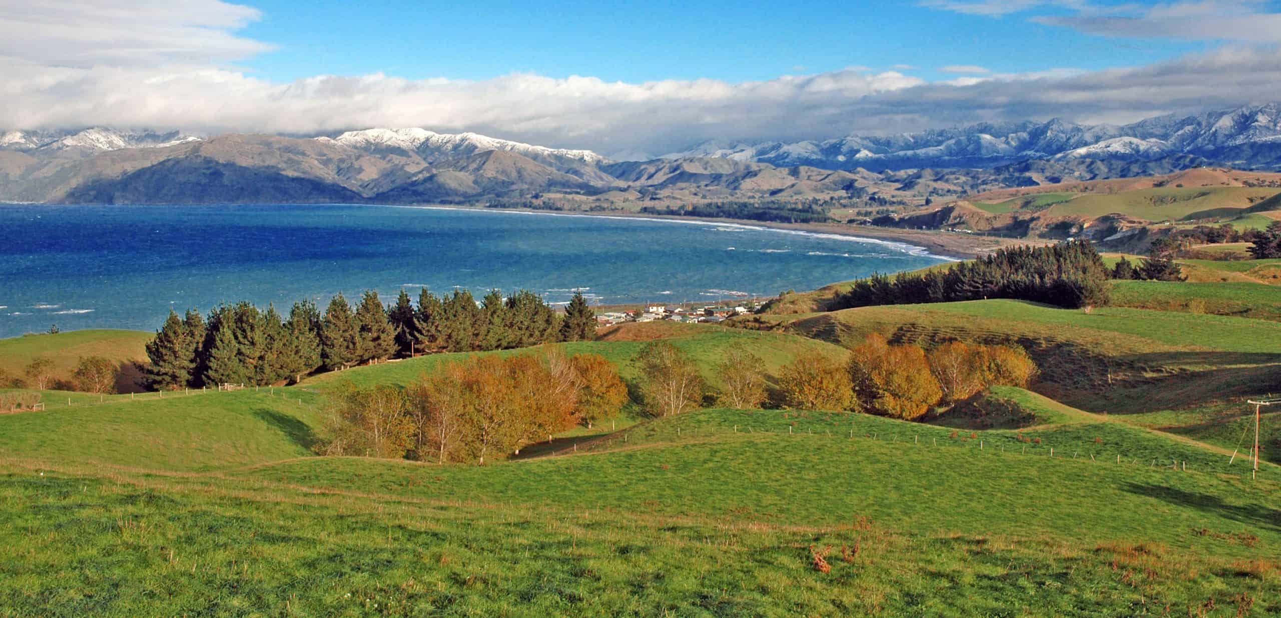 kaikoura-bucht-hintergrund