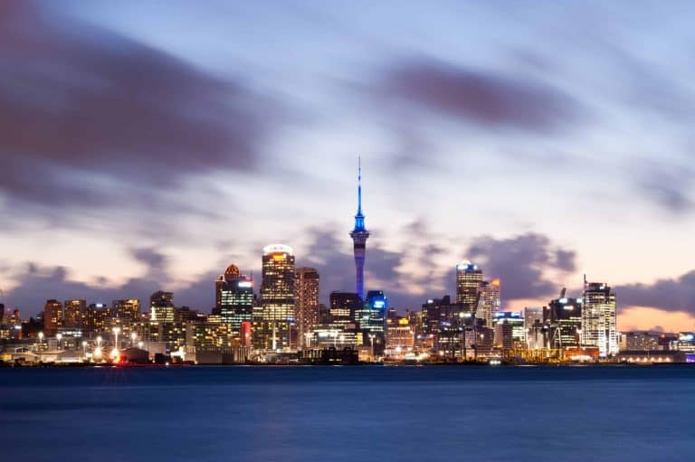 Auckland-Skyline-Nacht